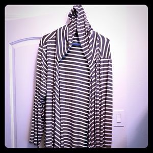 Lightweight long cardigan (sz 1x)